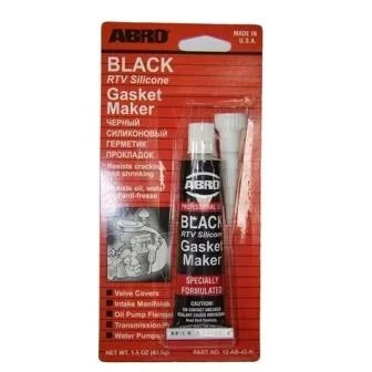 ABRO Герметик прокладка черный 42,5гр 12-АВ