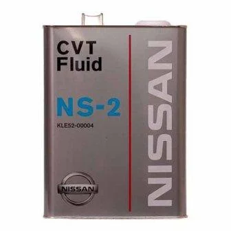 NISSAN CVT FLUID NS-2/жидкость для АКПП вариаторного типа 4л KLE52-00004