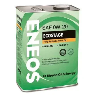 Фото для Моторное масло ENEOS Ecostage SN 0W-20 (4л)
