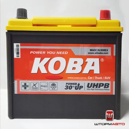Аккумулятор KOBA UMF95D23L, Корея (75 а/ч)