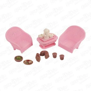 Фото для Мебель для куклы Lanson Toys Кухонный гарнитур 5см