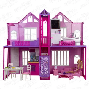 Дом для куклы с мебелью