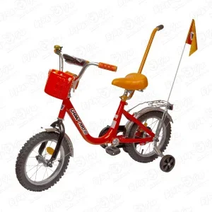 Фото для Велосипед Champ Pro детский В14 с корзиной красно-оранжевый