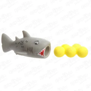 Игрушка акула стреляющая мягкими шариками