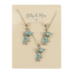 Фото для Набор украшений сережки и подвеска Lilly & Mia Мишки