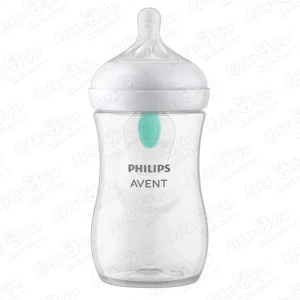 Фото для Бутылочка Philips Avent Natural Response с клапаном AirFree™ пластиковая 260мл с 1мес