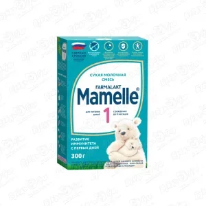 Фото для Смесь Mamelle 1 молочная адаптированная 300г с 0-6мес БЗМЖ