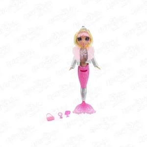 Кукла Likee girl Сказочная русалка с белыми волосами и аксессуарами