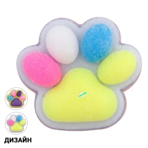 Фото для Игрушка антистресс Таба-Лапка с пушистой присыпкой в ассортименте
