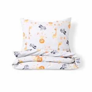 Фото для Комплект постельного белья Buburu Baby Сафари ясельный хлопок 3предмета