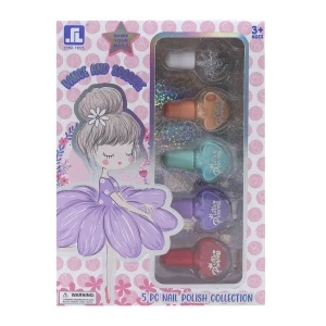 Фото для Набор лаков Zyra Toys Маленькая принцесса на водной основе 5цв с 3лет