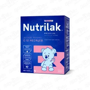 Фото для Смесь Nutrilak Premium 3 молочная 300г с 12мес БЗМЖ
