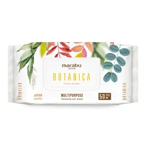 Фото для Салфетки влажные Marabu Botanika с крышкой 50шт