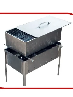 Фото для Коптильня-мангал 480х280х450мм