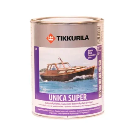 TIKKURILA Лак "Unica Super 60" п/глянцевый основа EP 0,9 л
