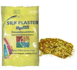 Фото для Блестки люрекс золото мини 10 гр Silk Plaster