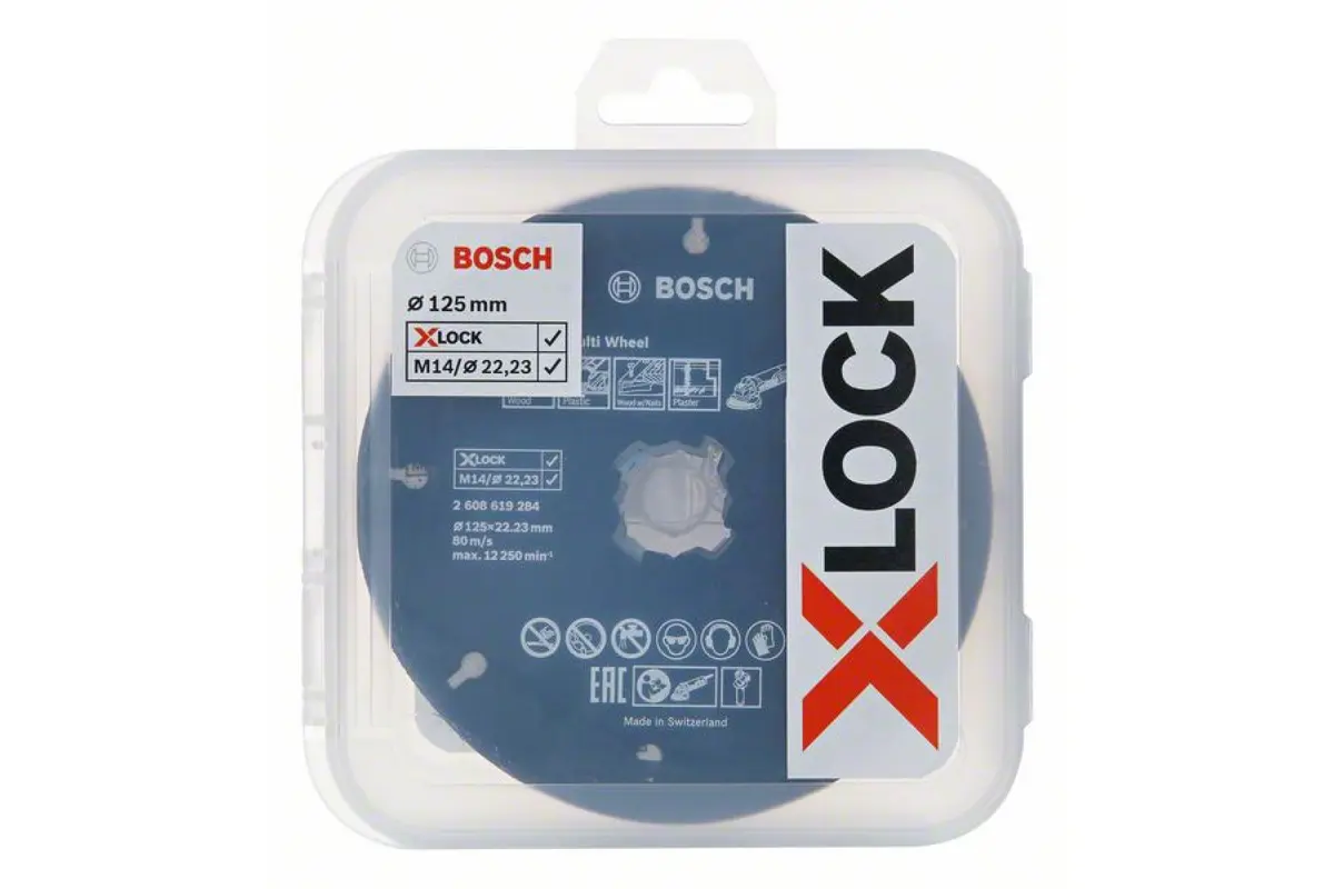 Набор дисков X-LOCK для УШМ 125*22,2мм, 5штук БОШ