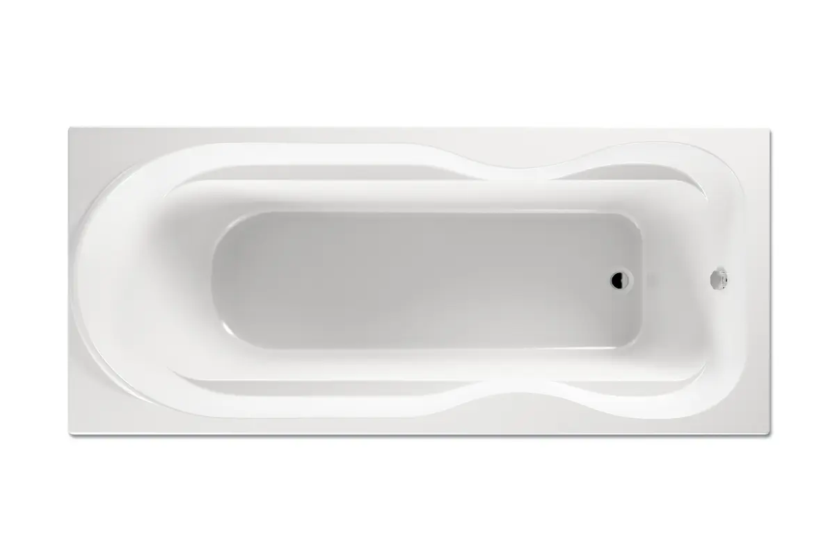 Ванна акриловая VISTA белая + монтажный комплект 1700*750*500 МетаКам