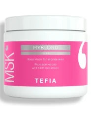 Tefia розовая маска для светлых волос, 500 мл