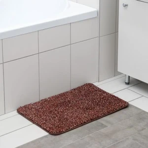 Фото для Коврик для ванной комнаты полиэстер 40х60 см ВИЛЛИ коричневый