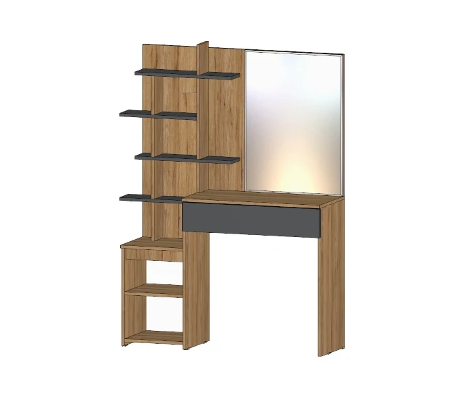 Фото для Стол туалетный Ленора (Дуб вотан/Графит)