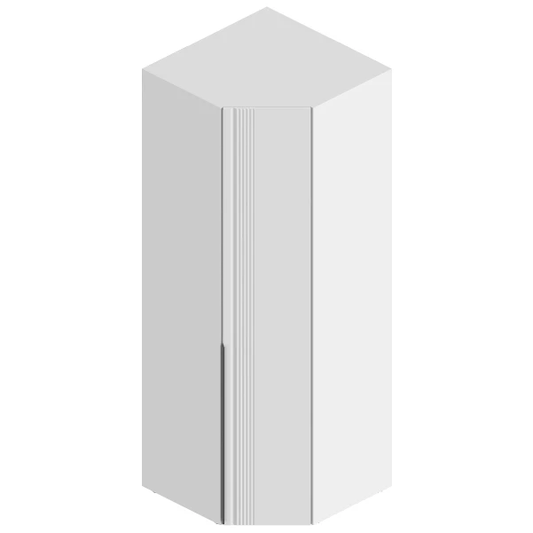 Фото для Шкаф угловой Вита 800*800*2200 (Белый лофт/Софт айс)