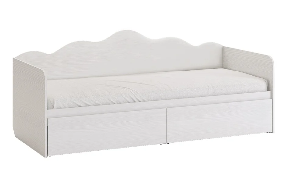 Кровать Чудо 0.8 (Белый рамух)