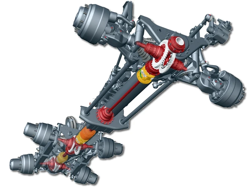 Ремонт ходовой части в грузовых автомобилях и спецтехнике