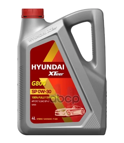 Фото для HYUNDAI XTeer Масло Моторное 0w30 Sn/Sp 4l Hyundai Xteer Gasoline Ultra Protection