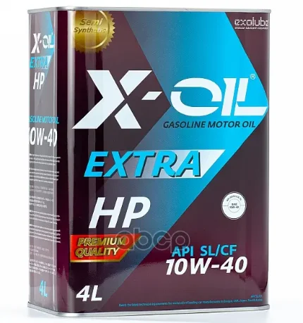 Фото для X-OIL Масло Моторное 10w40 Sl/Cf 4l X-Oil Extra Hp