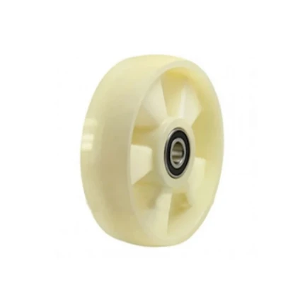 Фото для Колесо для гидр/тележки 160х50мм нейлоновый обод, с подш., неповоротное - TOR