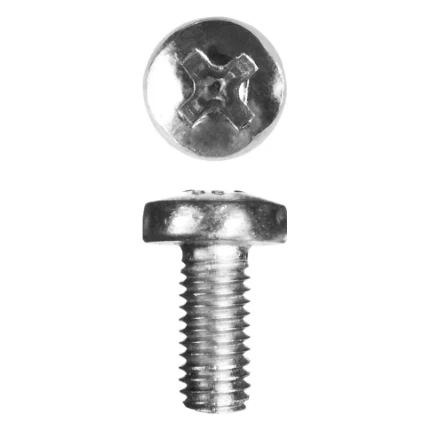 Фото для Винт 5х10 полусфера, кл пр 8.8, оцинк - Зубр