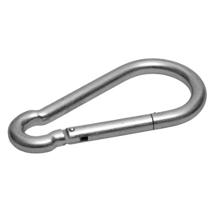 Фото для Карабин пожарный №12 оцинк. (Макс. осевая раб. н. 450кгс Разруш. нагрузка-980кг)DIN5299C - Зубр