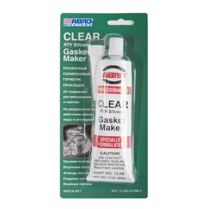 Фото для Герметик прокладок прозрачный 85гр - ABRO MASTERS