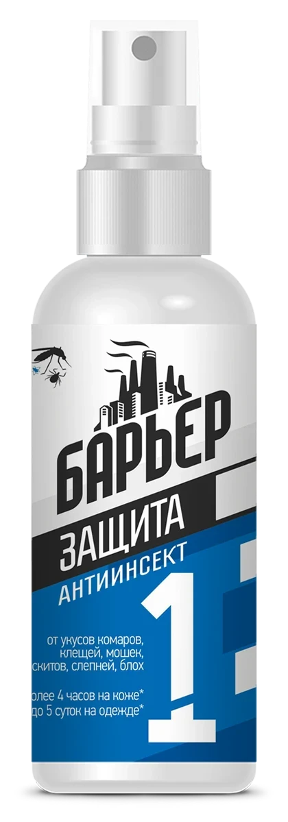 Фото для Спрей БАРЬЕР дезодорирующий антибактер. д/ног и рук
