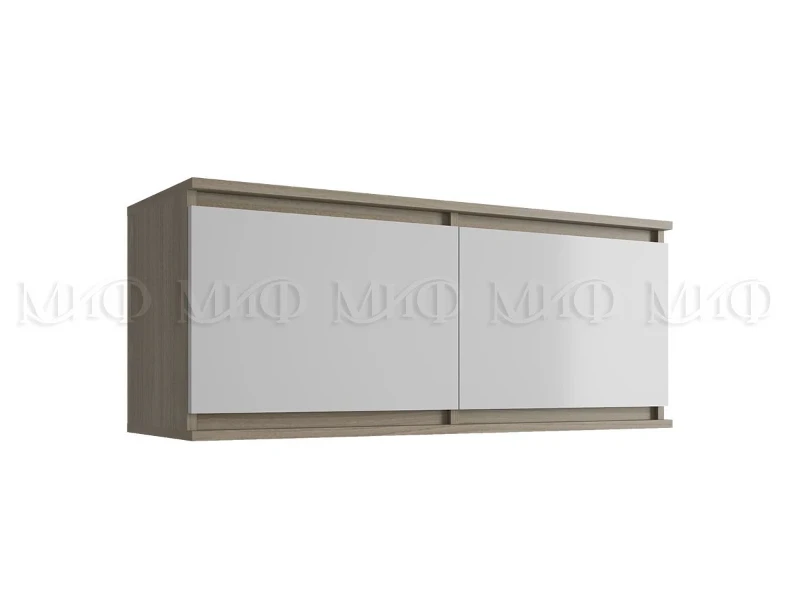 Фото для Челси Полка навесная (Антресоль малая) (Белый глянец холодный, Сонома) МИФ