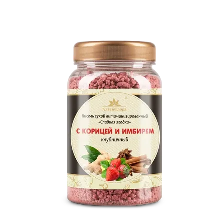 Кисель клубничный с корицей и имбирем (ВЕС: 250 гр)