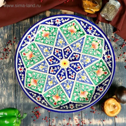 Фото для Ляган круглый 37см, микс, 1573772