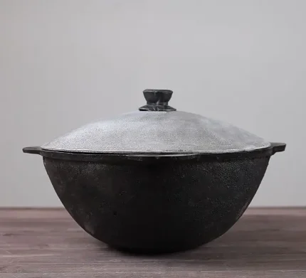 Фото для Казан чугунный, 4,5 л.,плоское дно