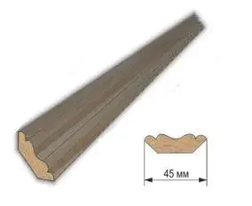 Фото для Плинтус 45*2500 А-А сосна