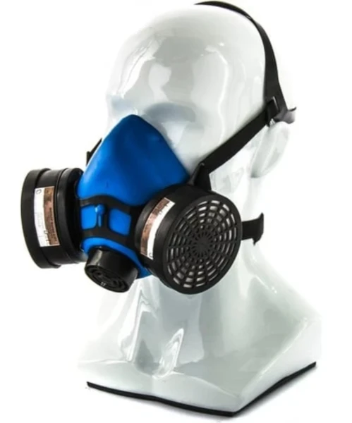 Фото для Полумаска изолирующая Исток-300/400 со сменными комбинированными фильтрами А1Р1 Россия