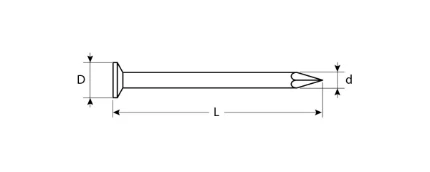 Фото для ЗУБР ГОСТ 4028-63, 90 x 3.5 мм, 5 кг, строительные гвозди (305010-35-090)