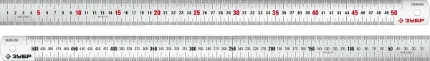 Фото для ЗУБР Про-50, длина 0.50 м, усиленная нержавеющая линейка, Профессионал (34280-050)