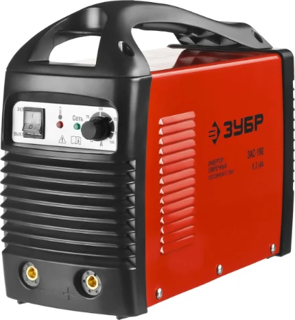 Фото для Инвертор сварочный, ЗУБР ЗАС-190, MOSFET, 30-190 А, электр. 2.0-4.0 мм, 220 В