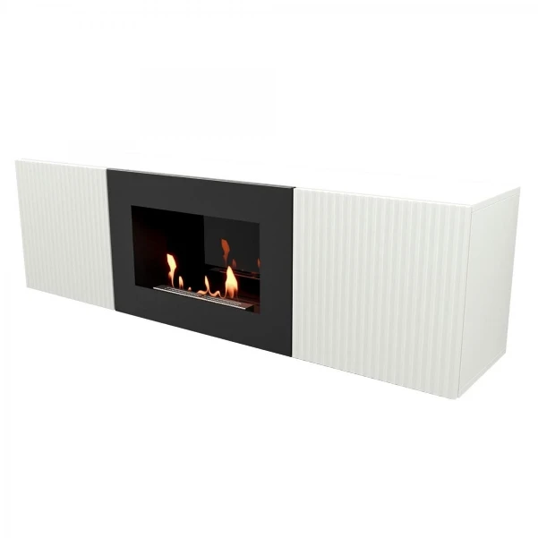 Фото для Тумба с биокамином Firelight BFP/P-1400L белая