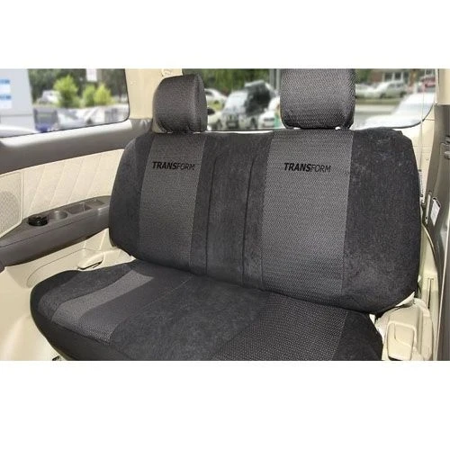 Фото для Авточехлы TRANSFORM, перфор. велюр, 5 предм., задний диван, жаккард полипропилен, расцветка «Аташе»