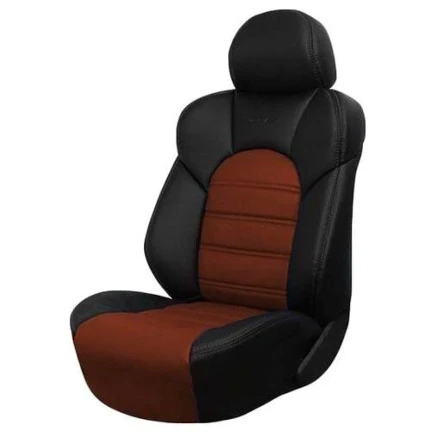 Фото для Авточехлы ДИНАС DRIVE, к/з (черный/коричневый)