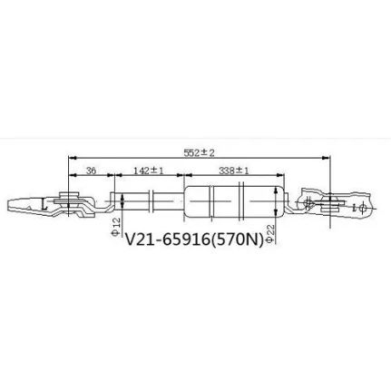 Фото для Амортизатор багажника JETT V2165916 LH SXN10