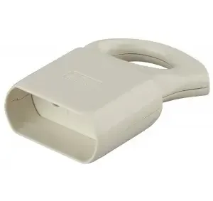Фото для Розетка кабельная ЭРА R1 б/з 6A с кольцом непрямой ввод белая