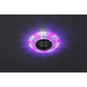 Светильник ЭРА DK LD2 MR16 SL/WH+PU бел+фиолет светодиод подсв прозр